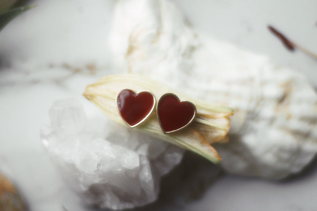 Heart Studs