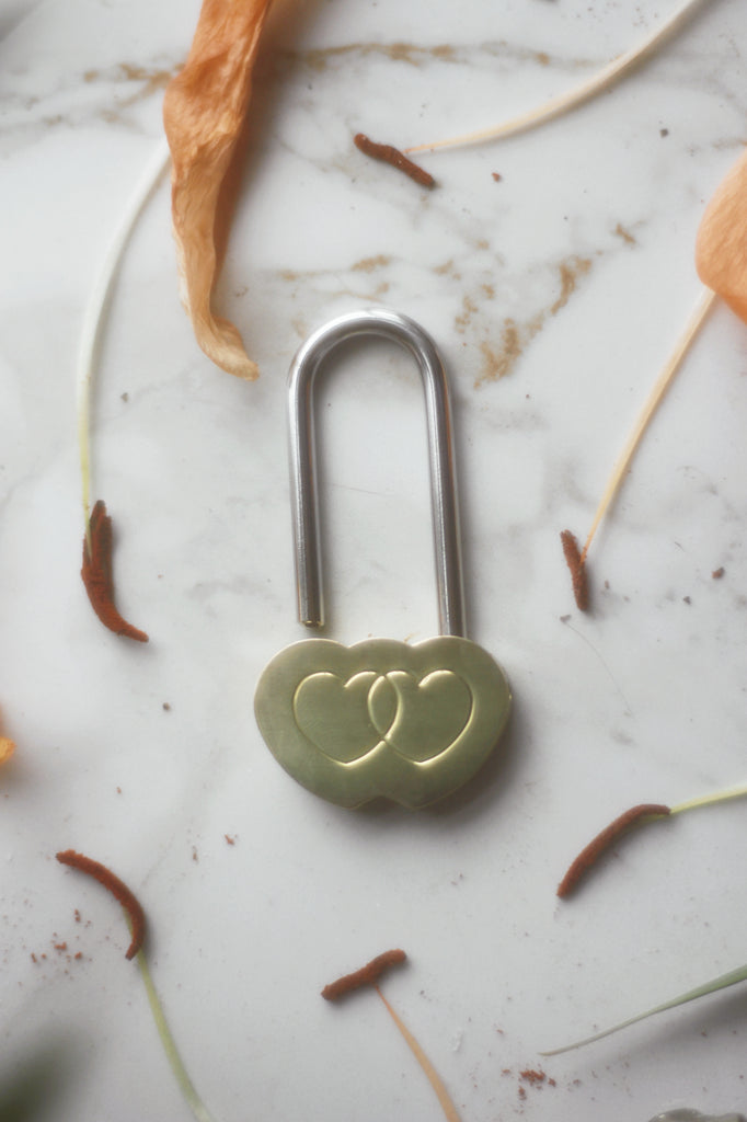 Two Hearts Padlock