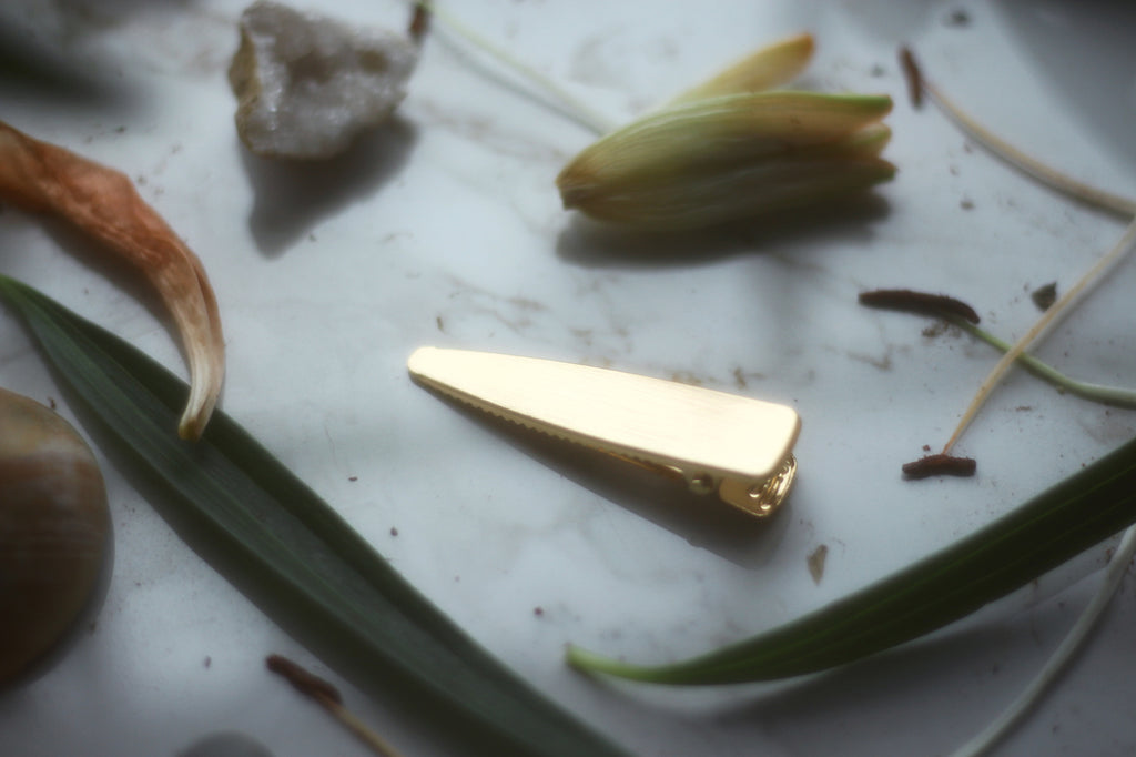 Bar Hair Clip in Gold