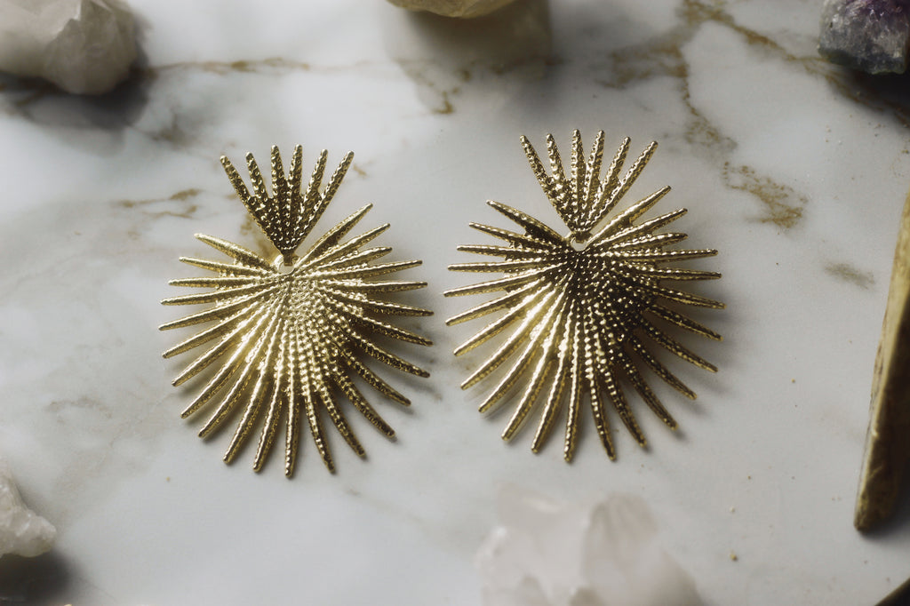 Frond Drop Earrings