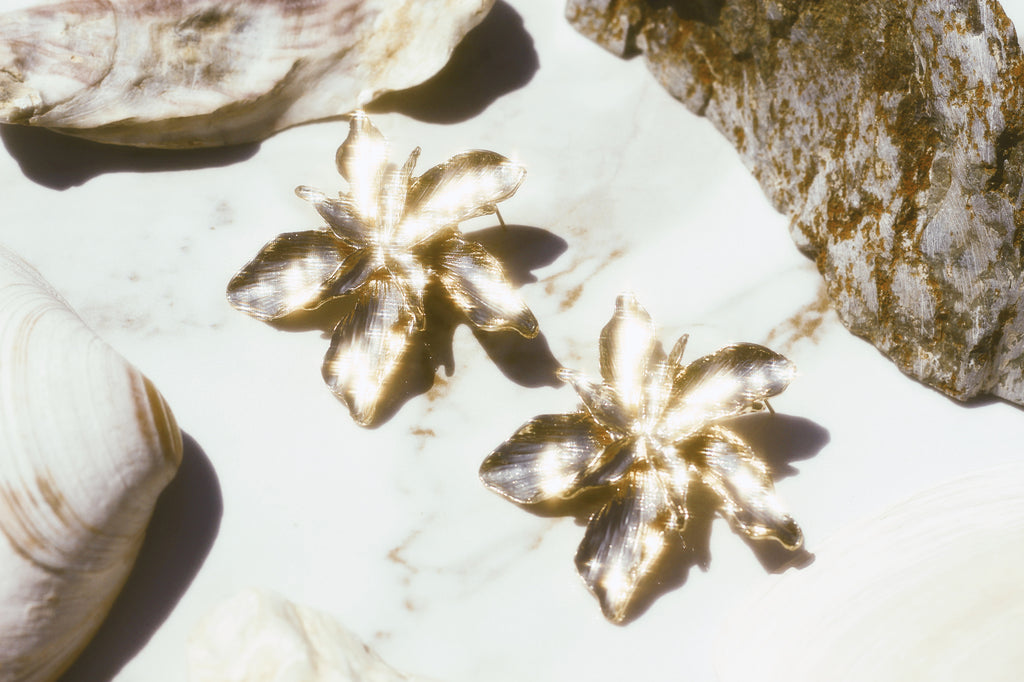 Orchid Studs
