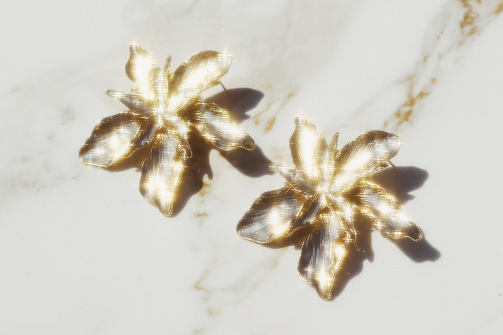 Orchid Studs