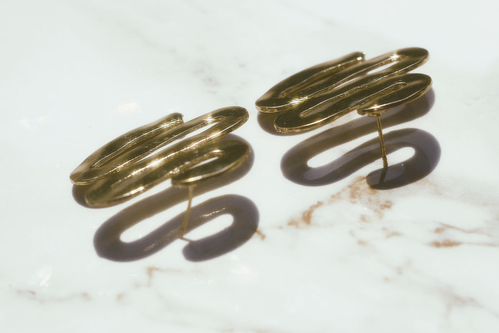 Abstract Snake Studs