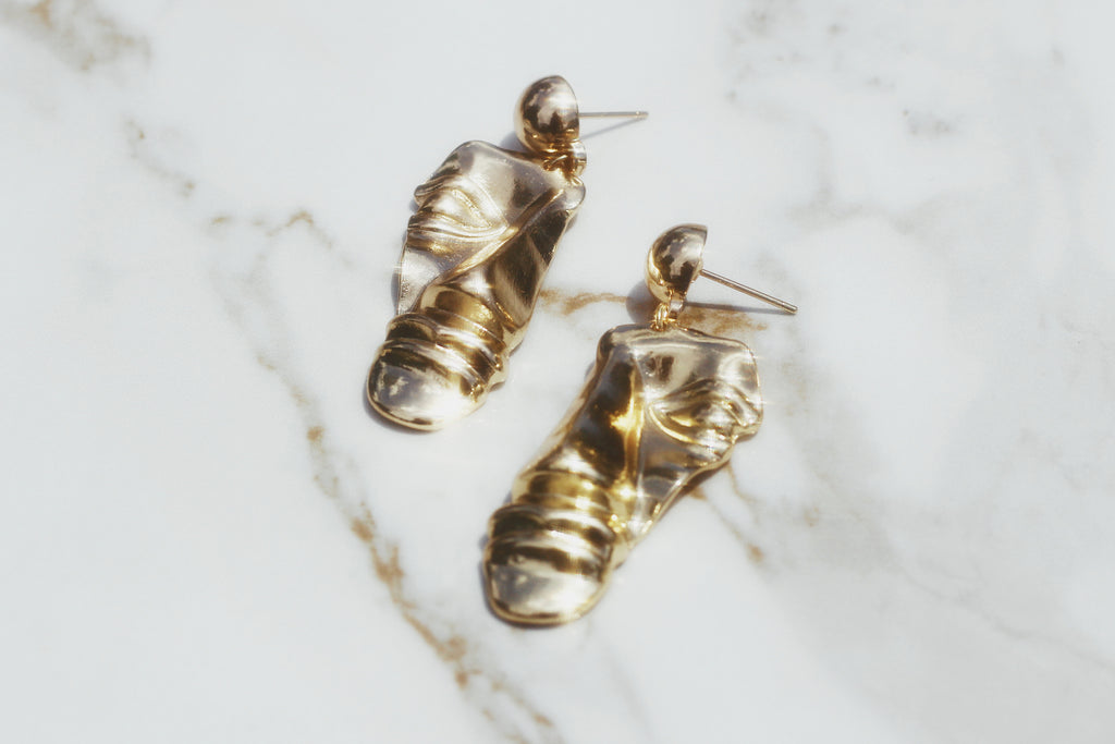 Broken Statue Drop Earrings