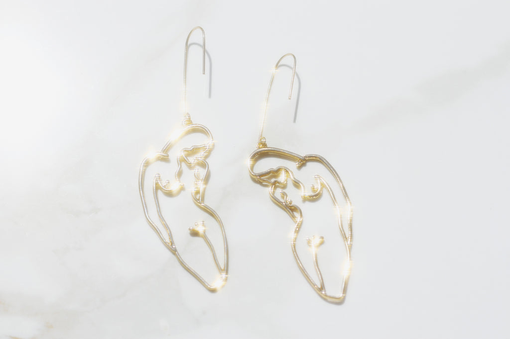 Botticelli Nude Earrings