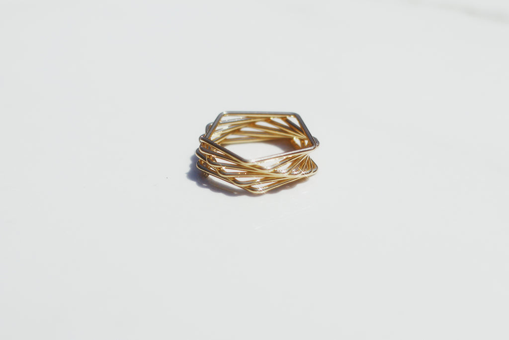 Stacked Wire Ring