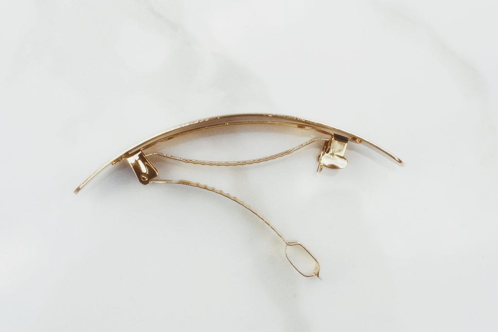Large Brushed Finish Hair Clip
