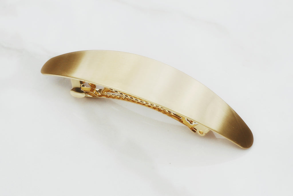 Large Brushed Finish Hair Clip