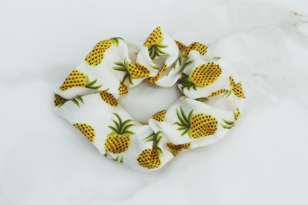 Pineapple Hair Scrunchies