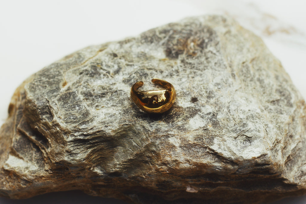Small Gold Dome Ring