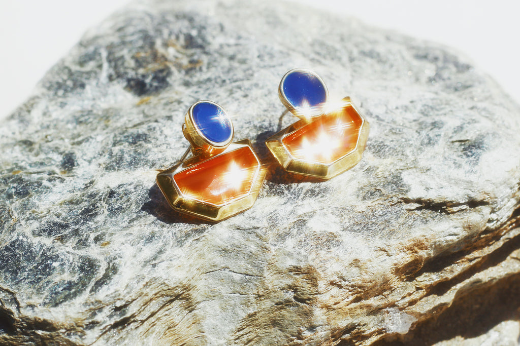 Translucent Geometric Studs