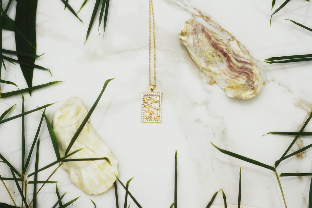 Boxed Dragon Necklace