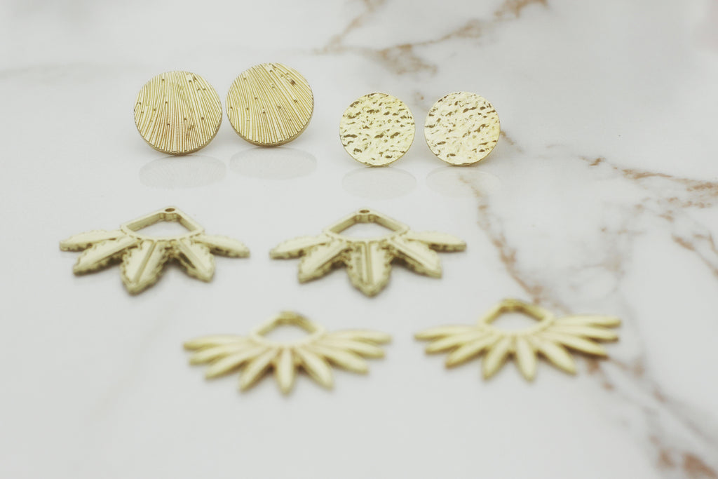 Mix and Match Plant-Themed Earrings