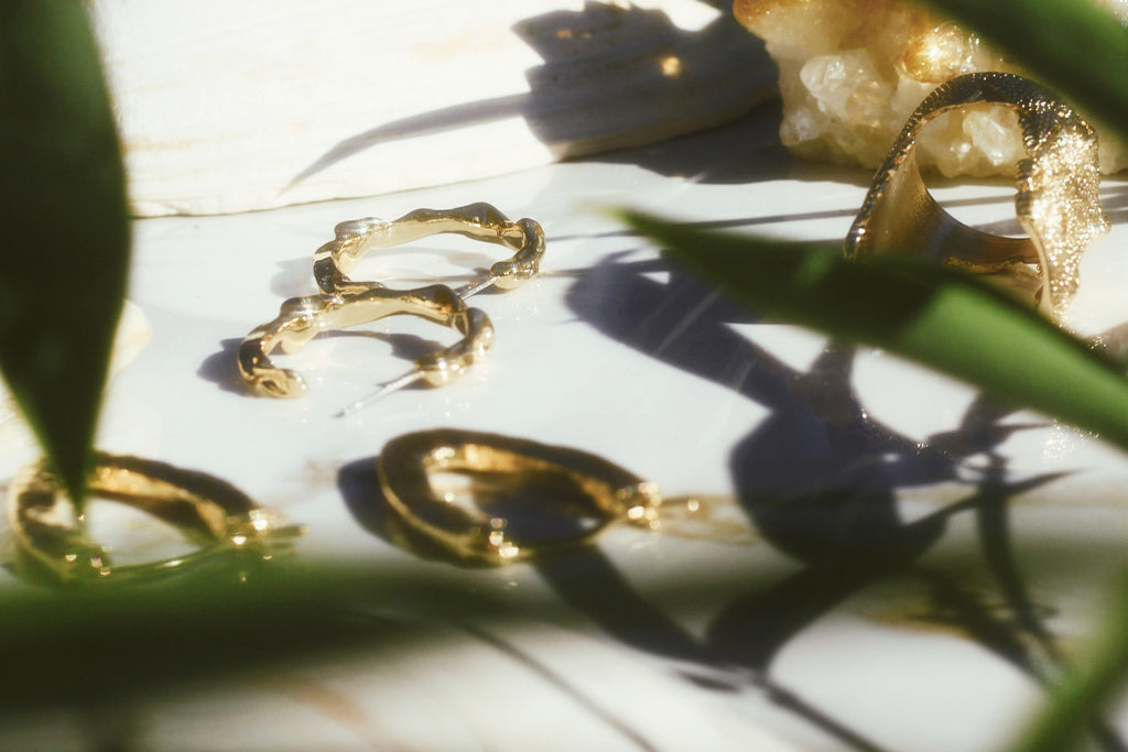 Liquid Gold Hoops
