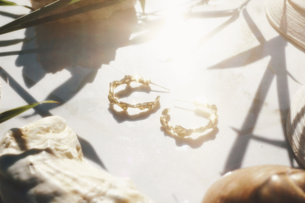Liquid Gold Hoops