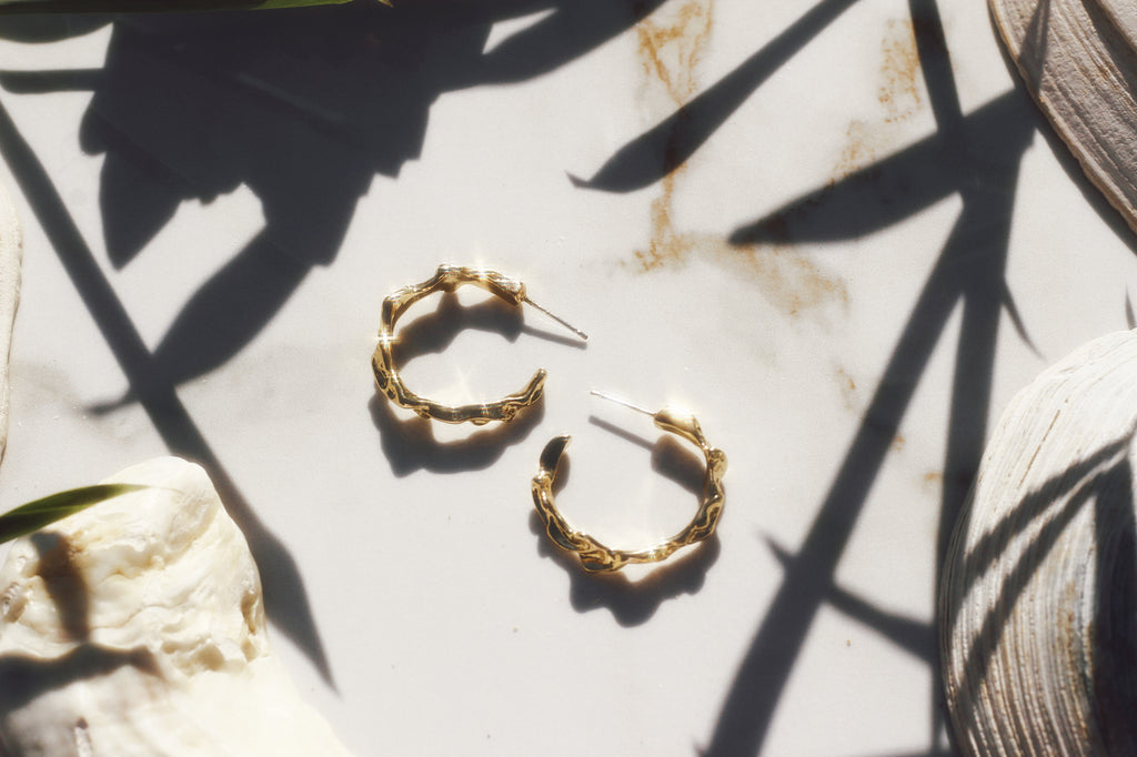 Liquid Gold Hoops