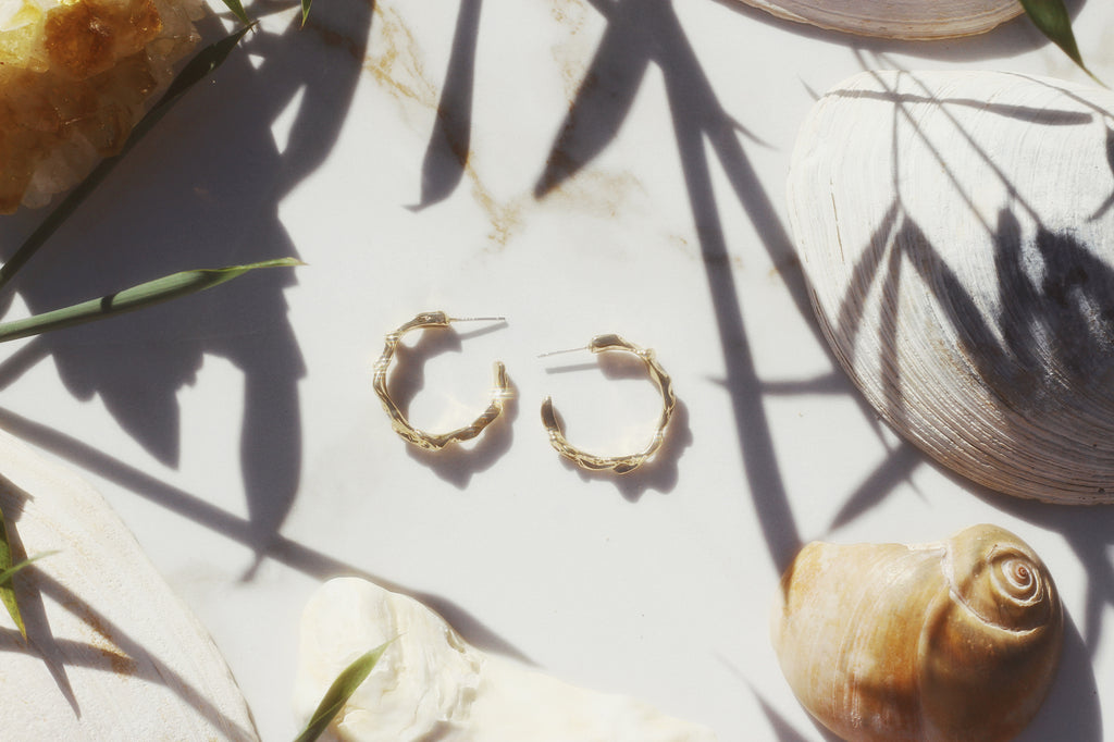 Liquid Gold Hoops