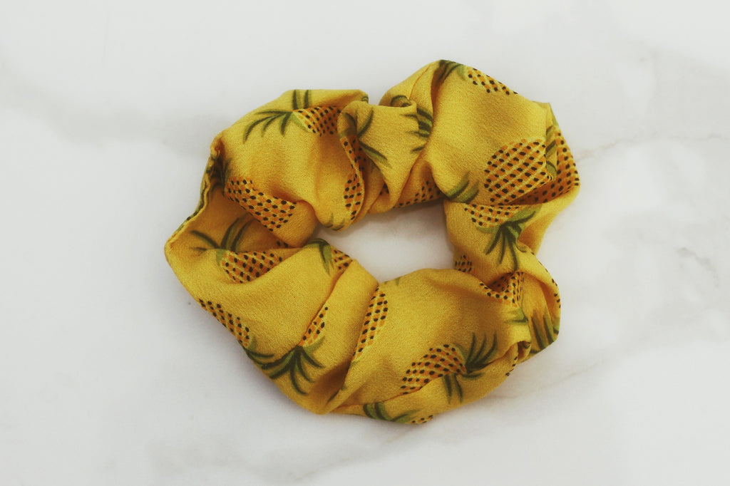 Pineapple Hair Scrunchies