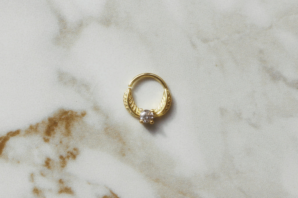 Winged Victory Septum Seamless Ring